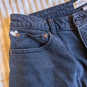 Abercrombie & Fitch High Rise Wide Leg Jeans